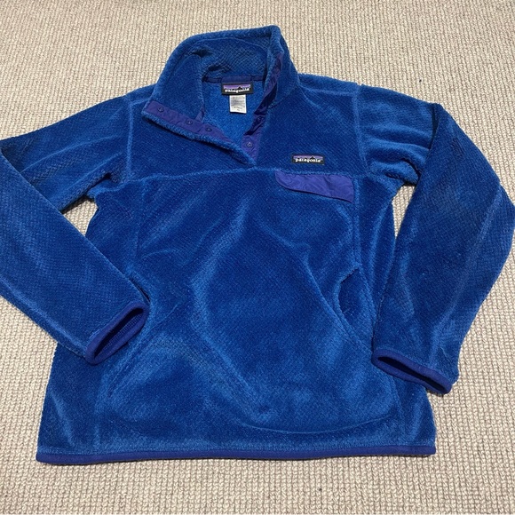 Patagonia Women’s Re-Tool Snap-T Fleece Pullover in Andes Blue (XS) - Picture 2 of 7